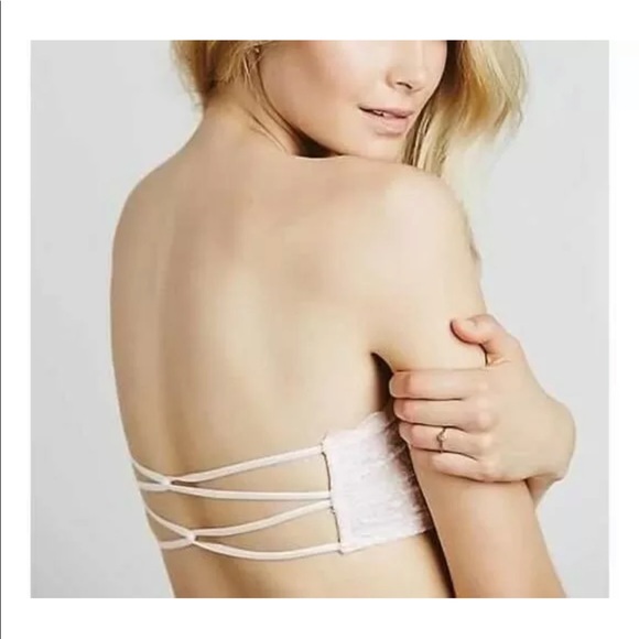 Intimately FP Lace bandeau strappy back White - Picture 3 of 8